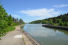 Hafen Nürnberg – Blick von der Eibacher Schleuse