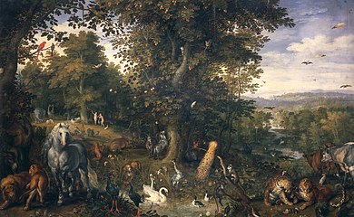 Jan Brueghel der Ältere: Paradies mit Ursünde, 1612