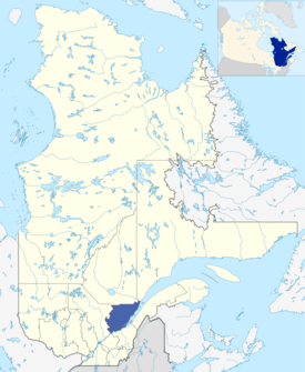 Lage der Region Capitale-Nationale in Québec