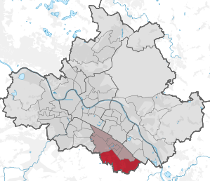 Lage des statistischen Stadtteils Lockwitz in Dresden