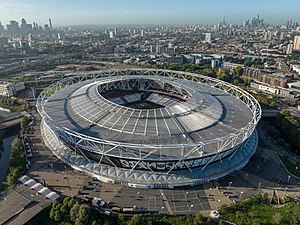 Das Olympiastadion im Oktober 2022