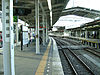 Hagiyama station platforms in 2008