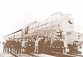 Pashina-class locomotive for Asia Express; trial run in year 1934.
