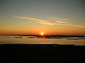 Solnedgang over Smøla, sett fra Gullsteinsdalen. Foto: Harald Oppedal