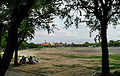 Abends am Sanam Luang, Bangkok