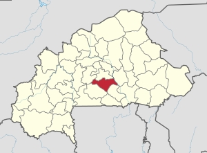 Location in Burkina Faso