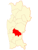 Location of Combarbala commune in Coquimbo Region