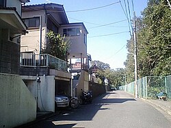 Residential area behind Suwa Shrine