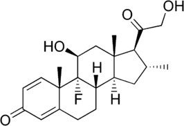 Structuurformule van Desoximetason