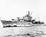 HMAS Anzac during her acceptance trials in 1951