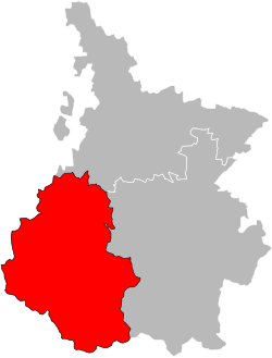 Location of Qarku i Argelès-Gazost