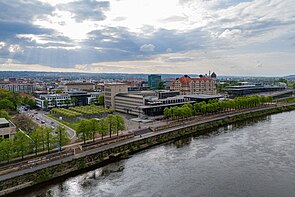 Außenansicht des Sächsischen Landtages