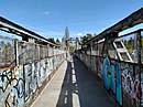 So genannte „Rote Brücke“, auf dem Gelände des S-Bahnhofs Birkenwerder