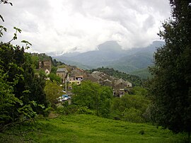 A general view of the village of Scata