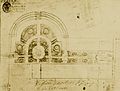 Ausgangsgrundlage: Entwurfszeichnung Augusts des Starken für eine Orangerie aus dem Jahr 1709