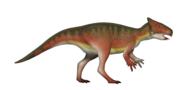 Auroraceratops, a stem-ceratopsian which may have been quadrupedal