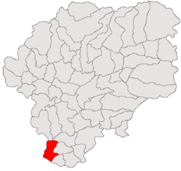 Location in Bistrița-Năsăud County