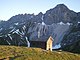 Hinterreintalschrofen (hinten links im Bild, 2.669 m)