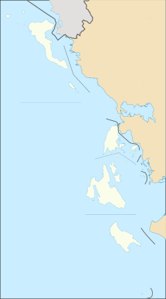 Mapa lokalizacyjna Wysp Jońskich