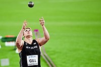 Jacko Gill, Jugendolympiasieger von 2010, bei der WM 2017