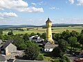 Der Wasserturm im Westen der Stadt (1899)