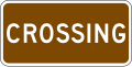 M11-1bP National Historic Trail - Crossing (plaque)