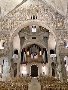 The main organ in the tribune