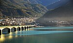 Pont de Savines über den Lac de Serre-Ponçon