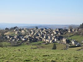 Gezicht op Prades-d'Aubrac