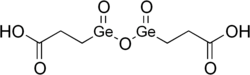 Strukturformel von 2-Carboxyethylgermaniumsesquioxid