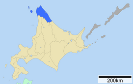 Location of Subprefektur Sōya