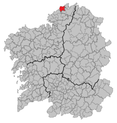 Cedeira – Mappa