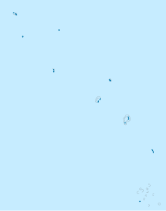 Mapa konturowa Tuvalu, po prawej znajduje się punkt z opisem „Vasafua”