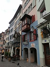 Wohnhaus Hans Georg Nägeli in der Augustinergasse 24 in Zürich