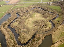 Luchtfoto van Fort bij Rijnauwen (2013)