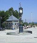 Normaluhr vor der Seebrücke, eine private Spende aus dem Jahr 1911