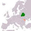 Location map for Belarus and Moldova.