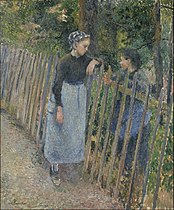 Camille Pissarro, Konuşma, yakl. 1881. National Museum of Western Art