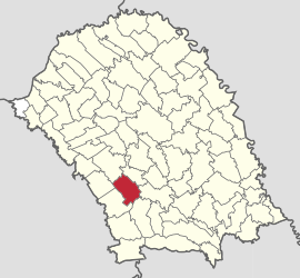 Location in Botoșani County