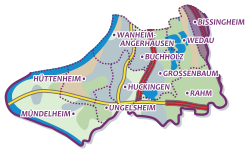 Karte von Bissingheim