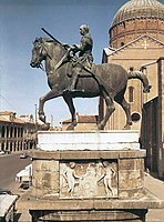 Μνημείο του Γκατταμελάτα έφιππου, 1446-1453, Πάντοβα, πλατεία της Βασιλικής του Αγίου Αντωνίου