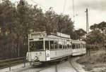 Tw 6204 (TEM 26) mit Bw 868 (BM 28/35) auf der Linie 75E in der Wendeschleife Hakenfelde, 1962