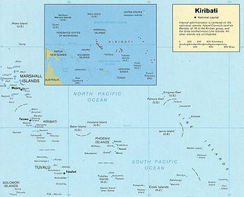 Χάρτης του Κιριμπάτι
