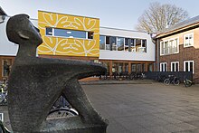 Eingang des Montessori-Bildungshauses in Hannover