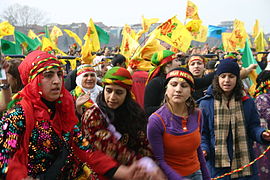 Newroz celebration by the Kurds in, 2006