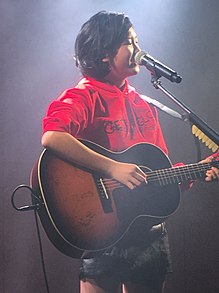 Ruan performing at Omotesandō Wall & Wall in 2018