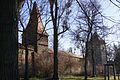 Blick von der Dr.-Martin-Luther-Promenade auf den Turm „Zuckerhut“ und das Dornburger Tor