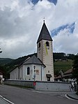 St. Anton Abt mit Friedhof in Untermoj