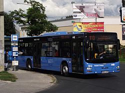 113-as busz a Budatétényi sorompó megállóhelyen