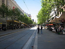 Bourke Street Mall.